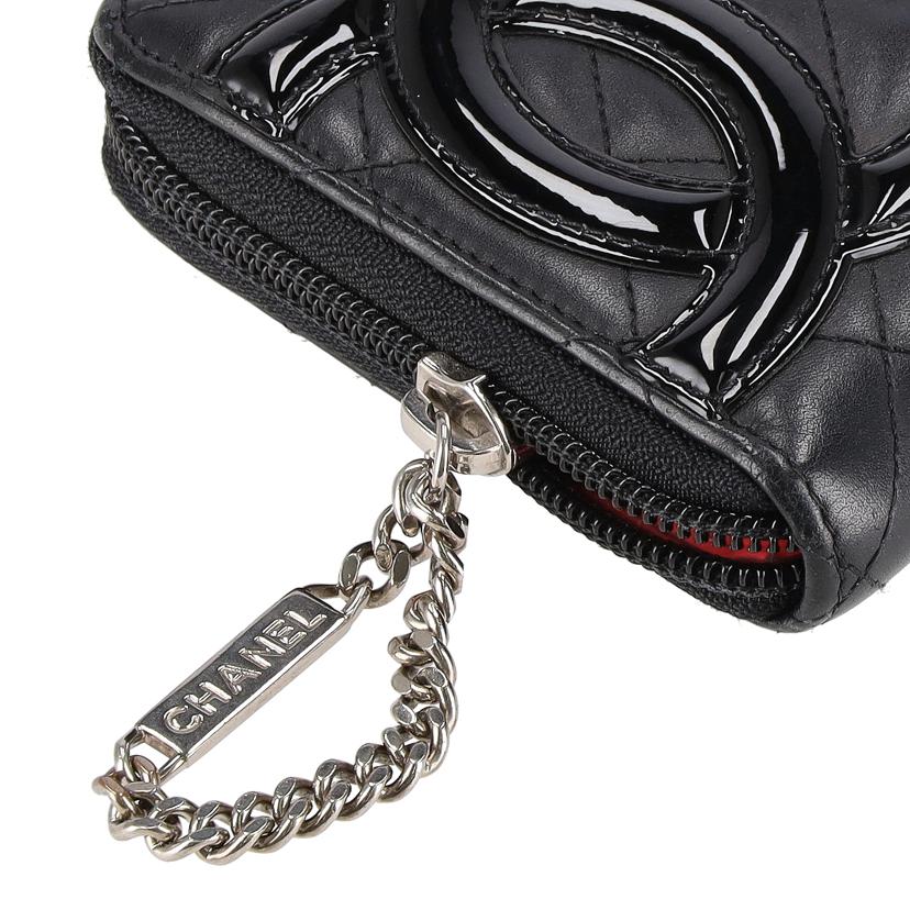 CHANEL シャネル/カンボンラインラウンドファスナー長財布/Gカード/A50078//187*****/ABランク/75