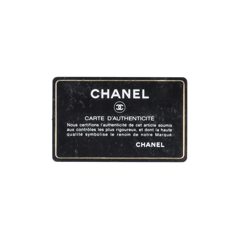 CHANEL シャネル/カンボンラインラウンドファスナー長財布/Gカード/A50078//187*****/ABランク/75