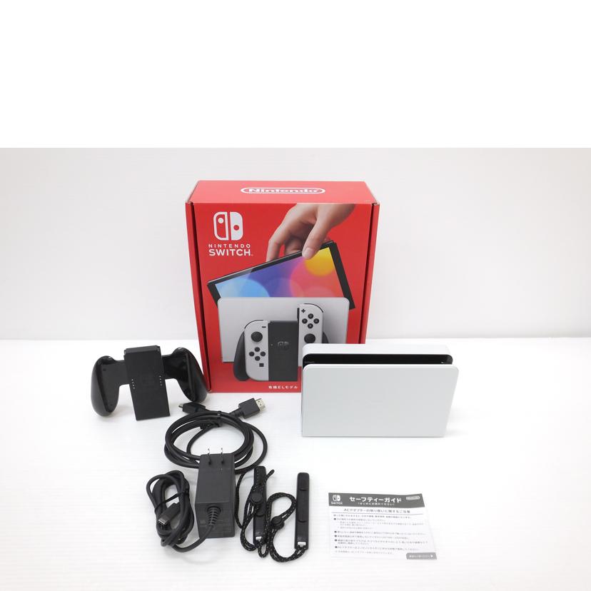 任天堂 任天堂/有機ELモデルスイッチ本体ホワイト/HEG-S-KAAAA//XTJ50956385713/Bランク/88