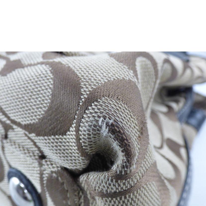 COACH コーチ/シグネチャーキャンバスレザートート/F14696//M09**/Bランク/64