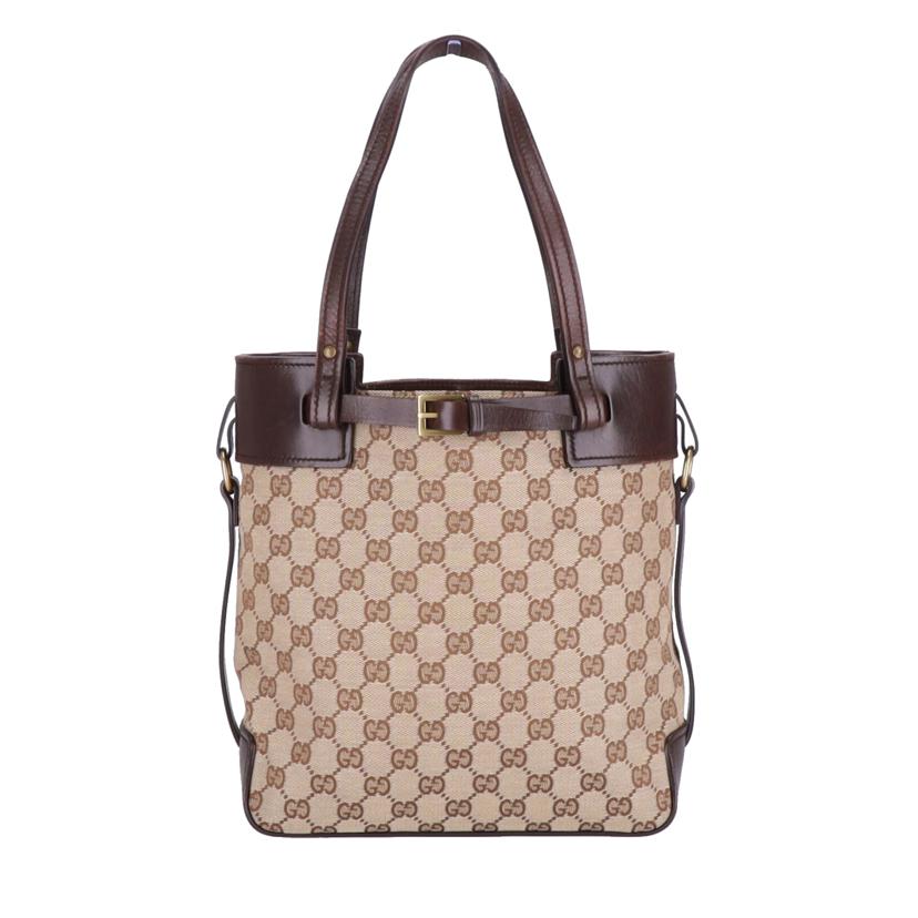 GUCCI グッチ/GGキャンバス トートバッグ 107756 ブラウン/107757//001***/ABランク/19