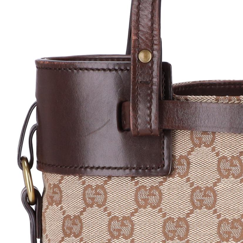 GUCCI グッチ/GGキャンバス トートバッグ 107756 ブラウン/107757//001***/ABランク/19