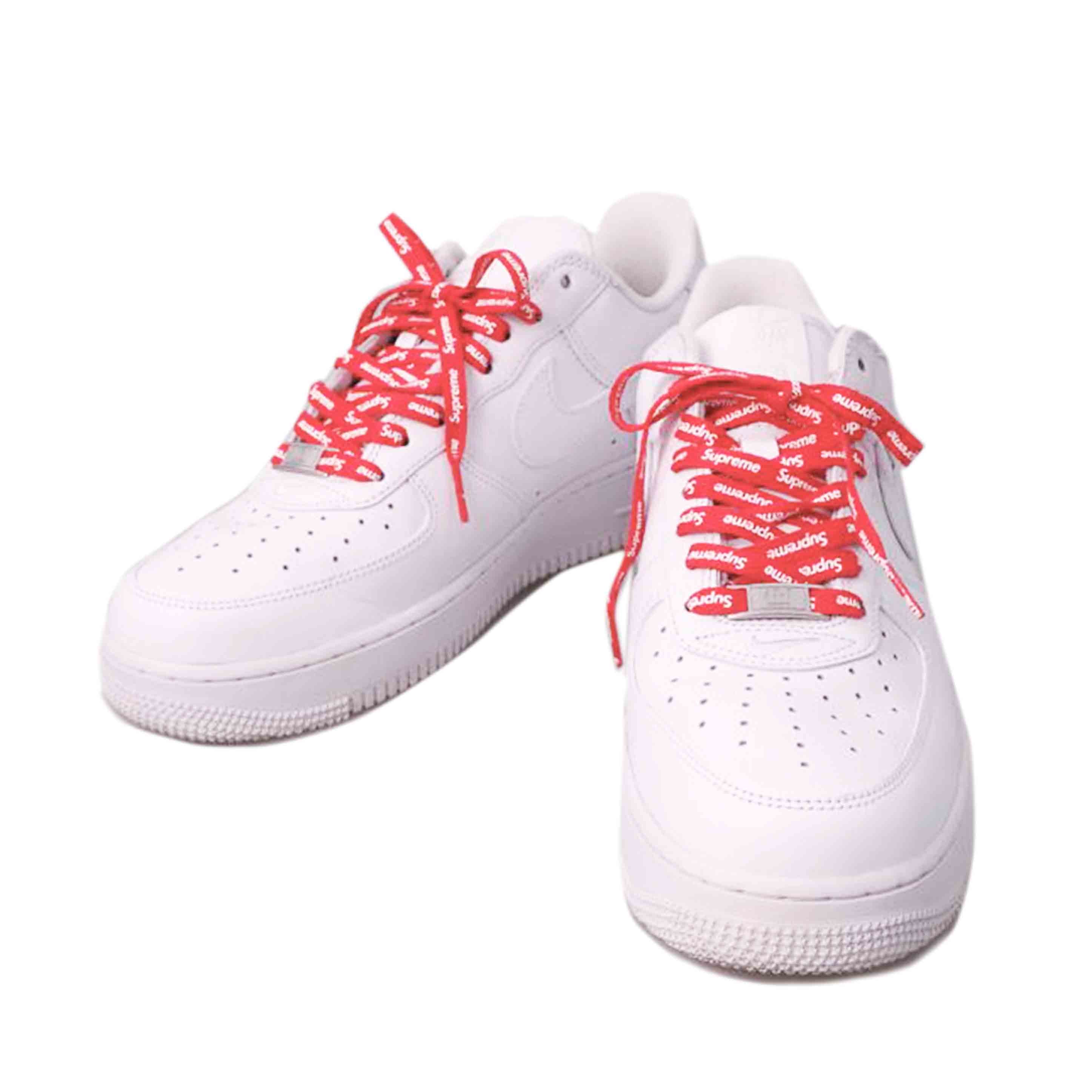 NIKE SUPREME シュプリーム/AIR FORCE1 LOW/CU9225-100//Aランク/76