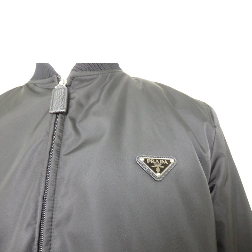 PRADA プラダ/ナイロンジャケット/トライアングルロゴ/黒//RFI****/ABランク/84