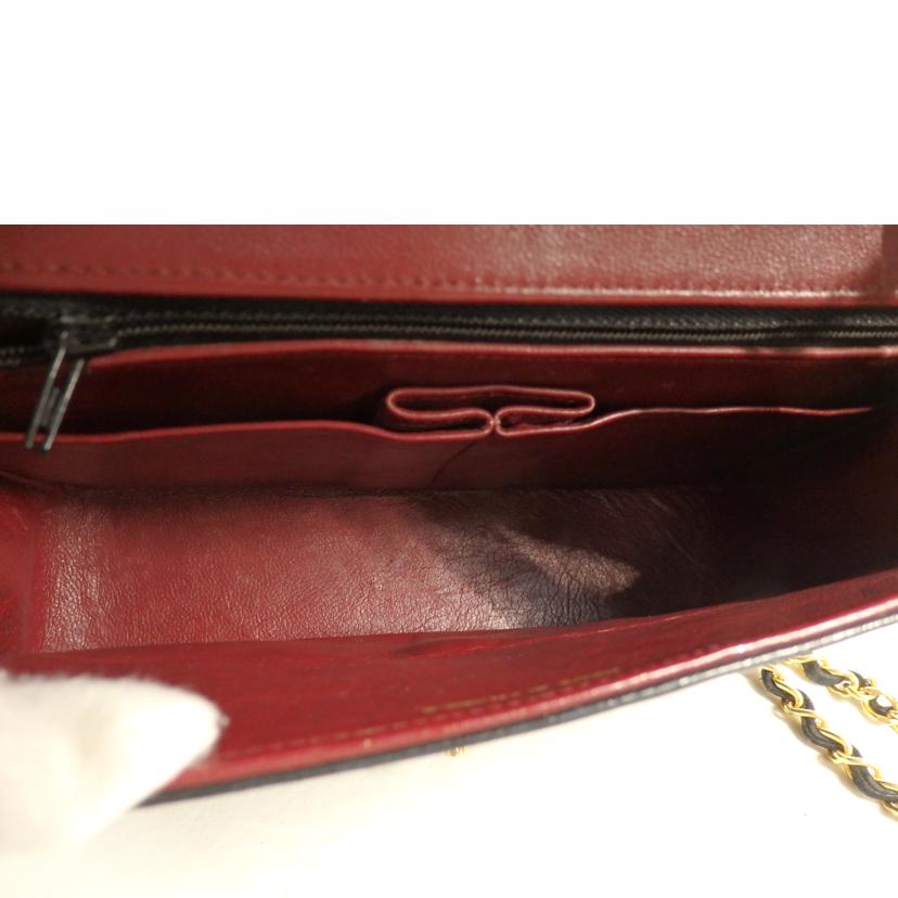 CHANEL シャネル/ラムスキンマトラッセダイアナフラップチェーンショルダー//121****/Cランク/84
