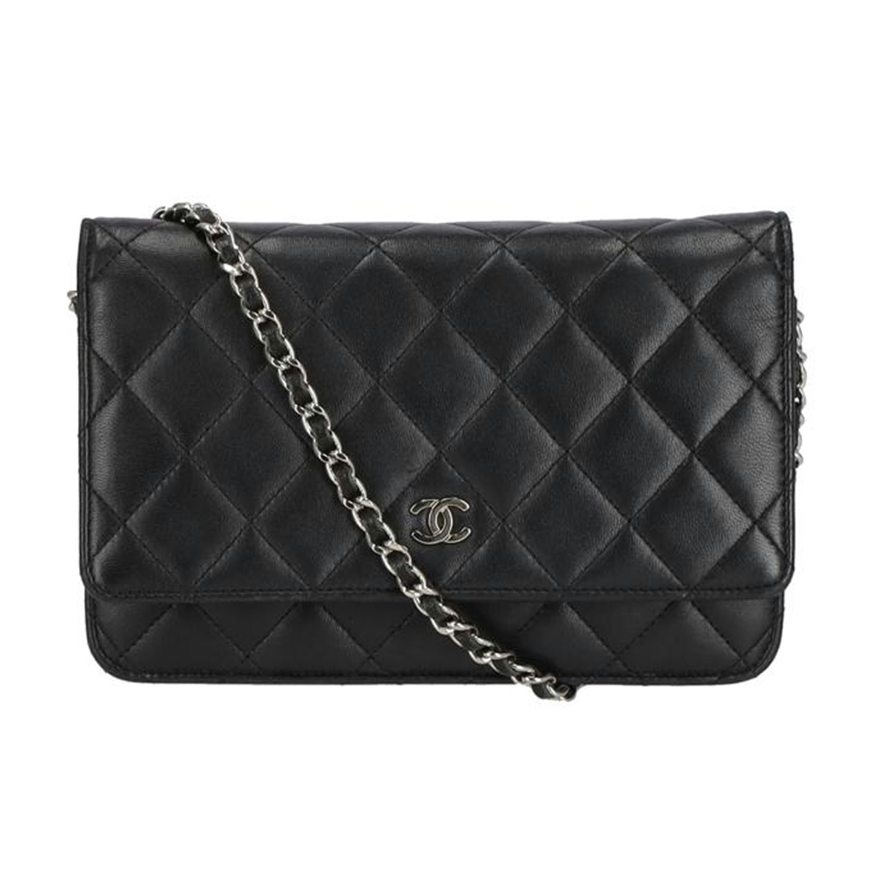 CHANEL シャネル/ラムスキンマトラッセチェーンウォレット/A33814//225*****/ABランク/19