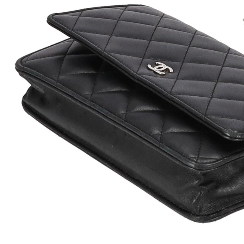 CHANEL シャネル/ラムスキンマトラッセチェーンウォレット/A33814//225*****/ABランク/19