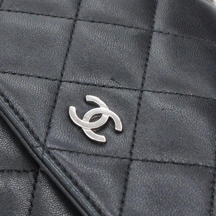 CHANEL シャネル/ラムスキンマトラッセチェーンウォレット/A33814//225*****/ABランク/19
