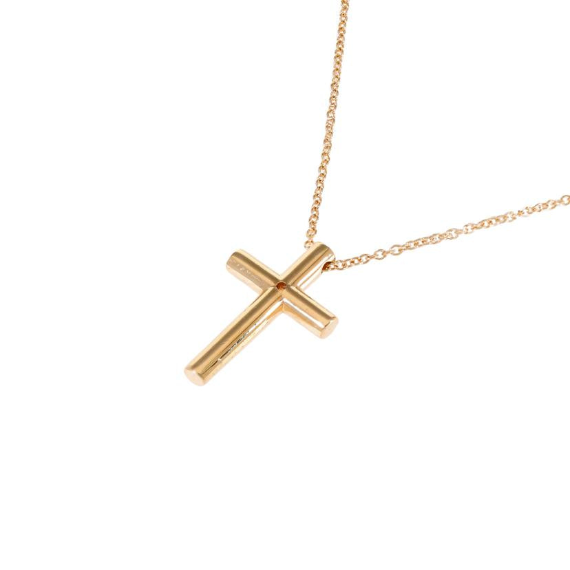 TIFFANY&Co ティファニー/TIFFANY/750YGダイヤクロスネックレス/3.4//ABランク/75