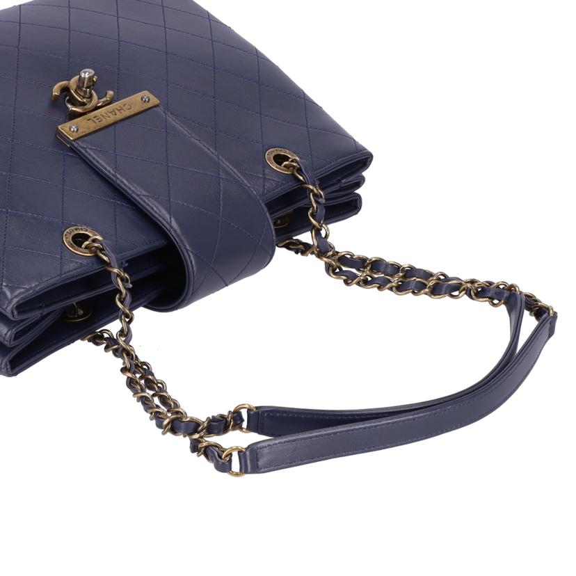 CHANEL シャネル/ カーフスキンキルティングチェーントート/2016FW//232*****/Aランク/19