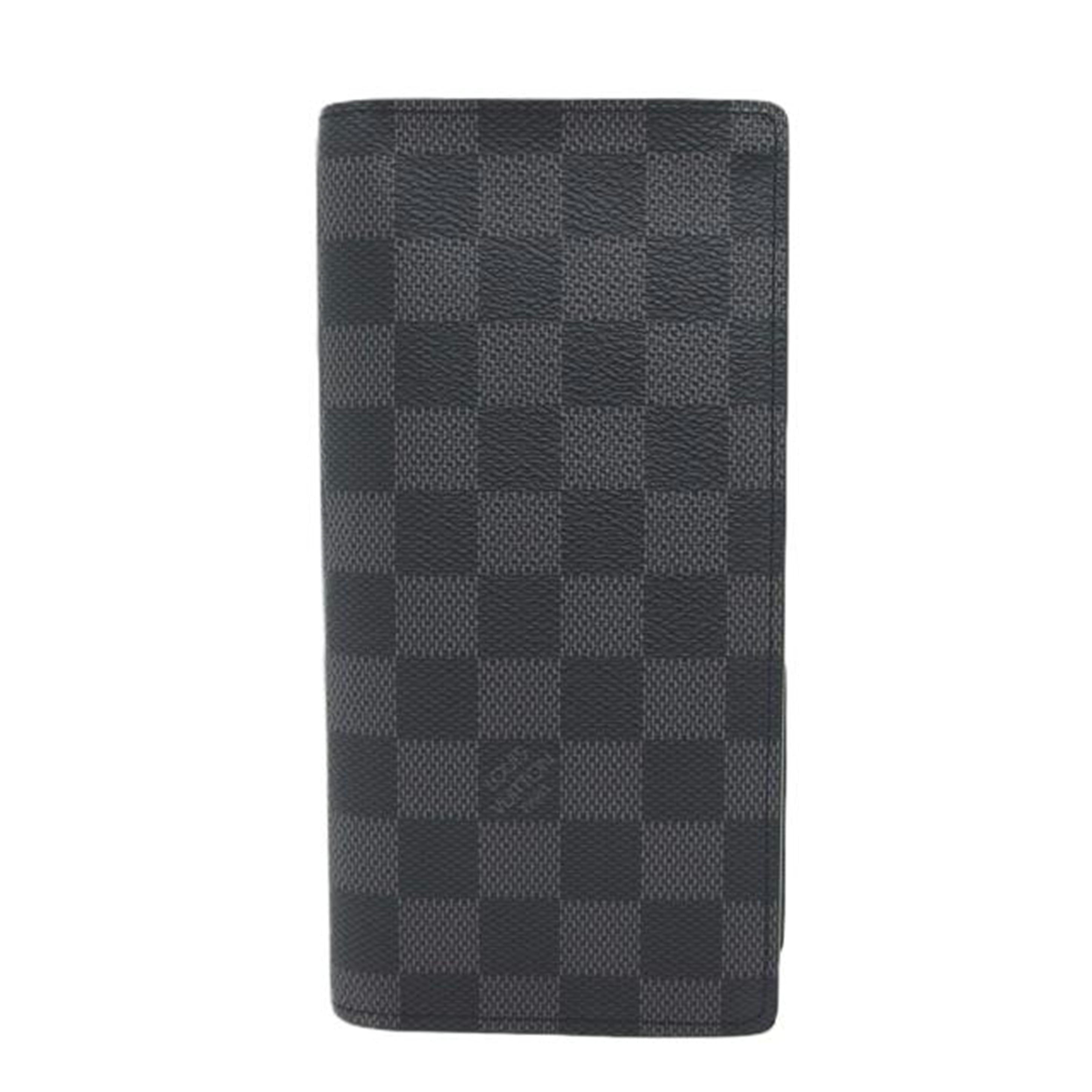 LV ルイヴィトン/ポルトフォイユ・ブラザ/ダミエ/グラフィット/N62665//RI1***/Aランク/04