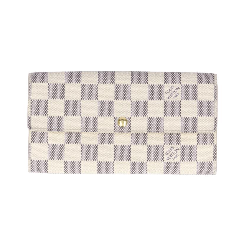 LV ルイ・ヴィトン/ポルトフォイユ・サラ/ダミエ・アズール/N61735//TH1***/ABランク/19