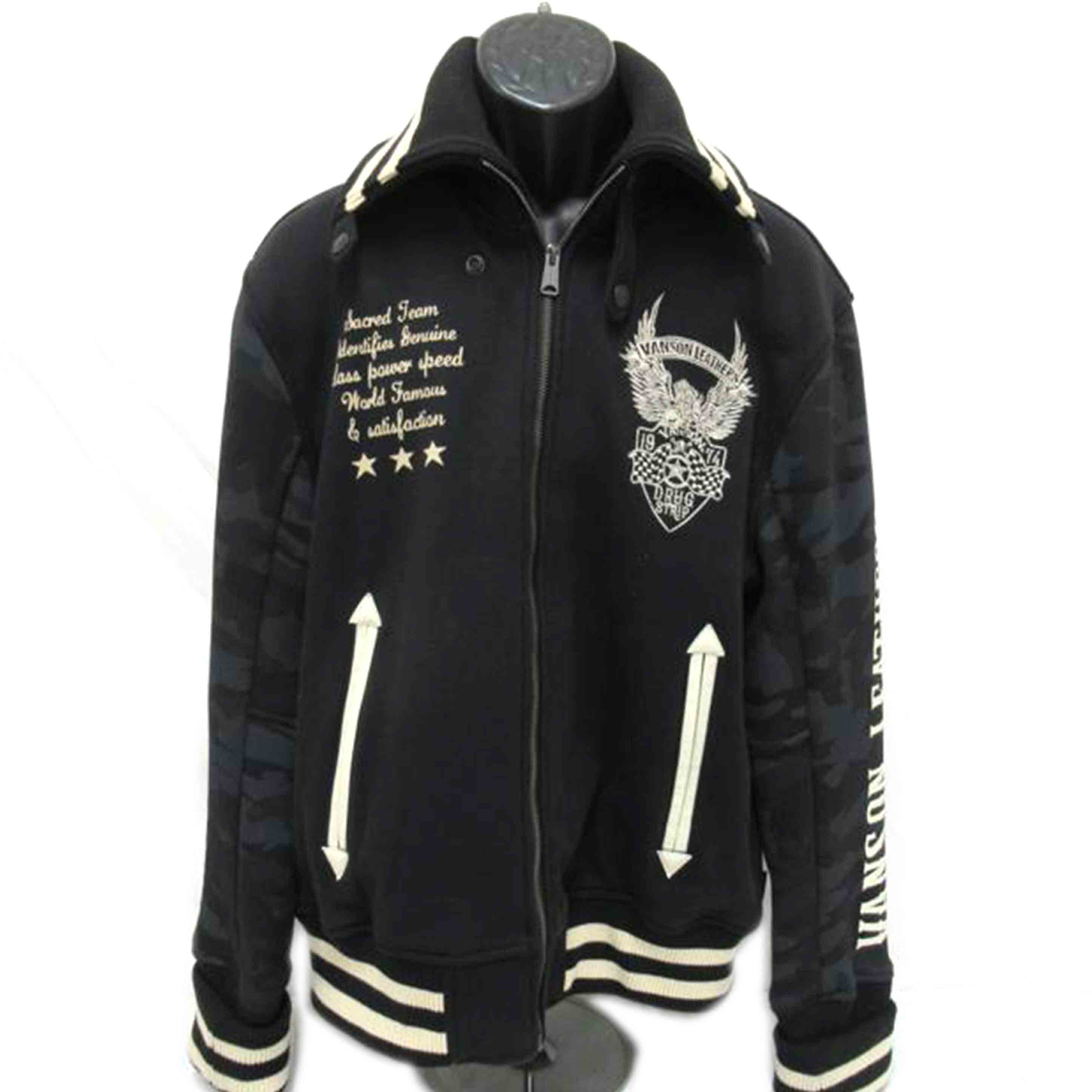 VANSON/スタジャン/黒//Bランク/63