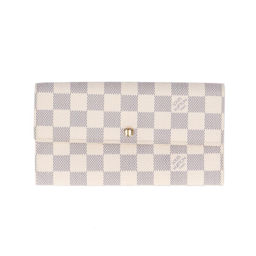 LV ルイヴィトン/ポルトフォイユ・サラ/ダミエ・アズール/N61735//MI2***/ABランク/19