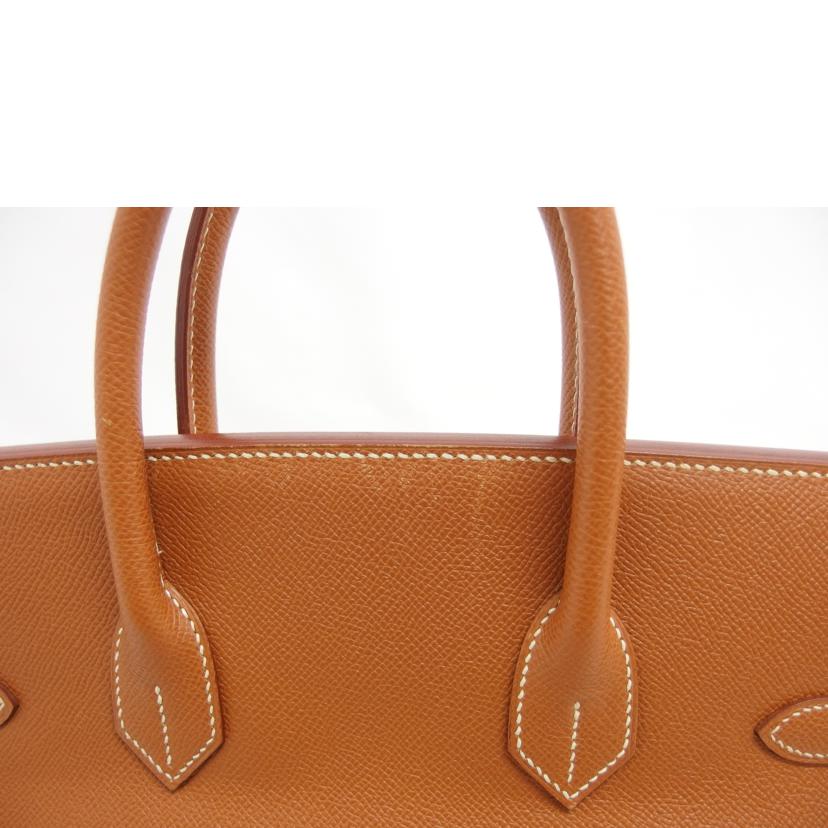 HERMES エルメス トート/オータクロア32/クシュベル/キャメル系/ゴールド金具//□B刻*****/Bランク/04