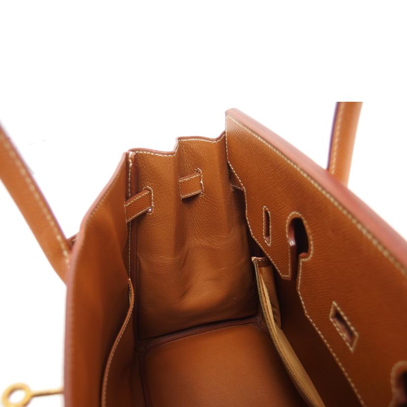 HERMES エルメス トート/オータクロア32/クシュベル/キャメル系/ゴールド金具//□B刻*****/Bランク/04