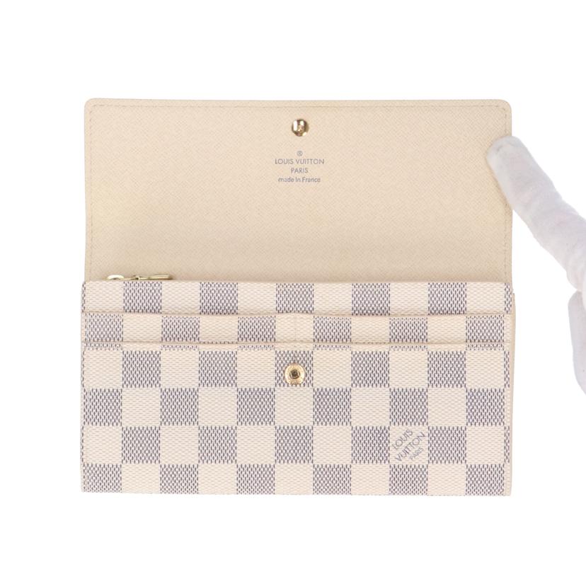 LV ルイヴィトン/ポルトフォイユ・サラ/ダミエ・アズール/N61735//MI2***/ABランク/19