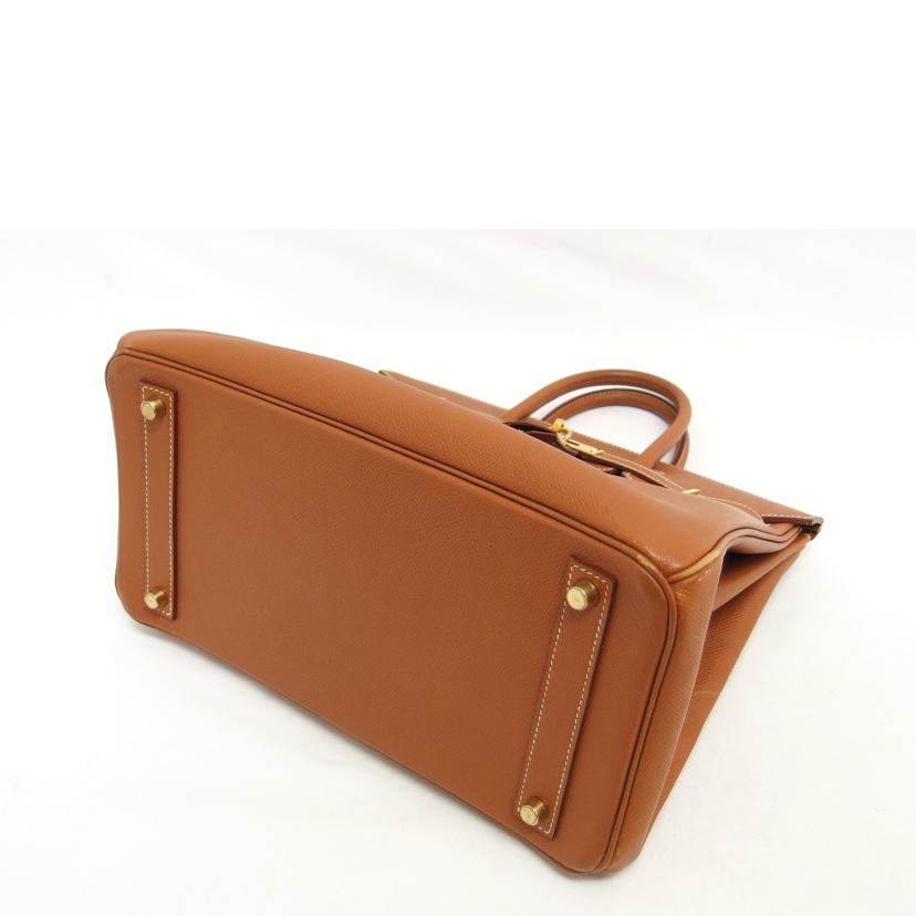 HERMES エルメス トート/オータクロア32/クシュベル/キャメル系/ゴールド金具//□B刻*****/Bランク/04