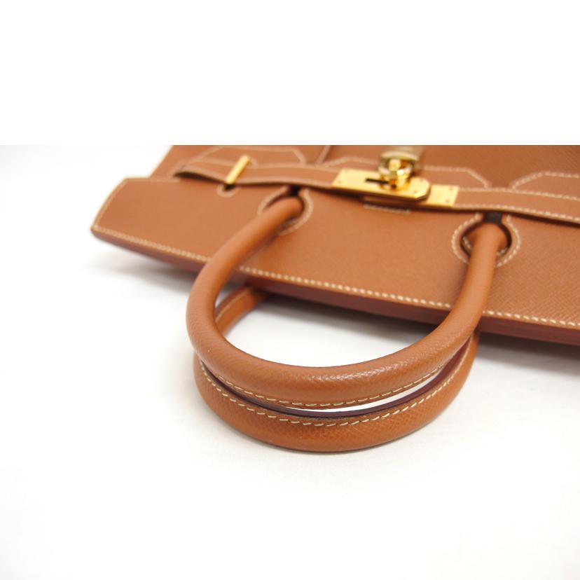 HERMES エルメス トート/オータクロア32/クシュベル/キャメル系/ゴールド金具//□B刻*****/Bランク/04