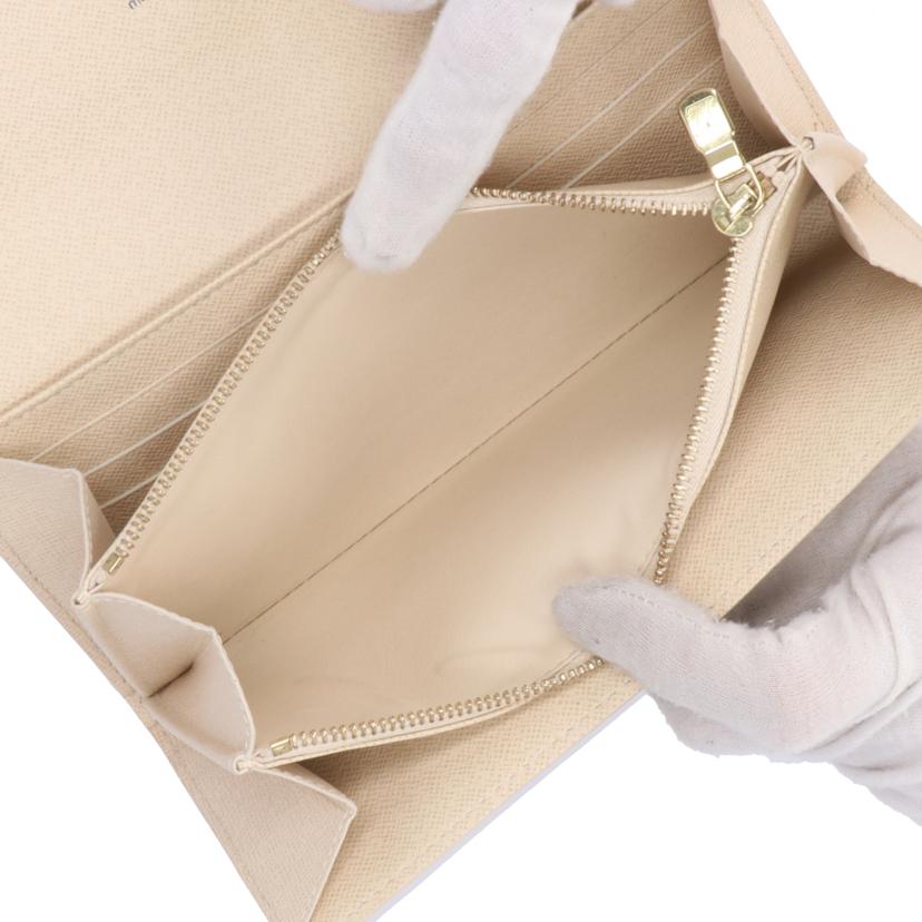 LV ルイヴィトン/ポルトフォイユ・サラ/ダミエ・アズール/N61735//MI2***/ABランク/19