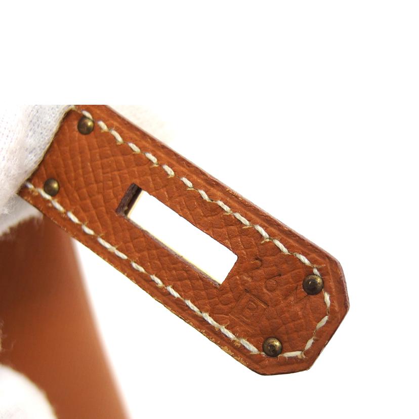HERMES エルメス トート/オータクロア32/クシュベル/キャメル系/ゴールド金具//□B刻*****/Bランク/04