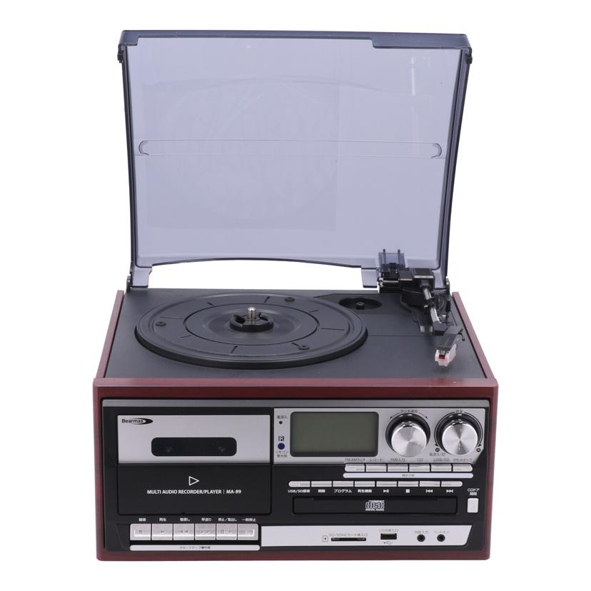 Bearmax クマザキエイム /レコードマルチプレーヤー/MA-89// 24796/Bランク/77