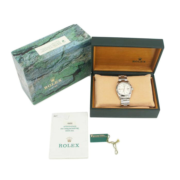 ROLEX ロレックス/オイスターパーペチュアル・デイト・シルバー/15200//P17****/Aランク/75