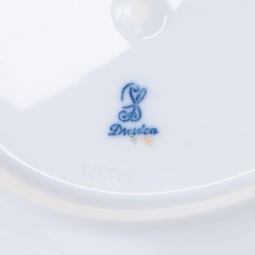 SP Dresden ドレスデン/リーフディッシュ/花柄/金彩//SAランク/93