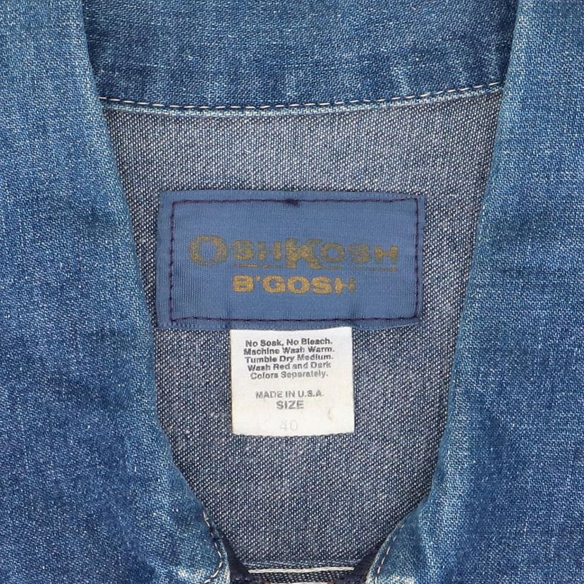 OSH KOSH/USA製 / オシュコシュ / デニムジャケット /40//Bランク/82