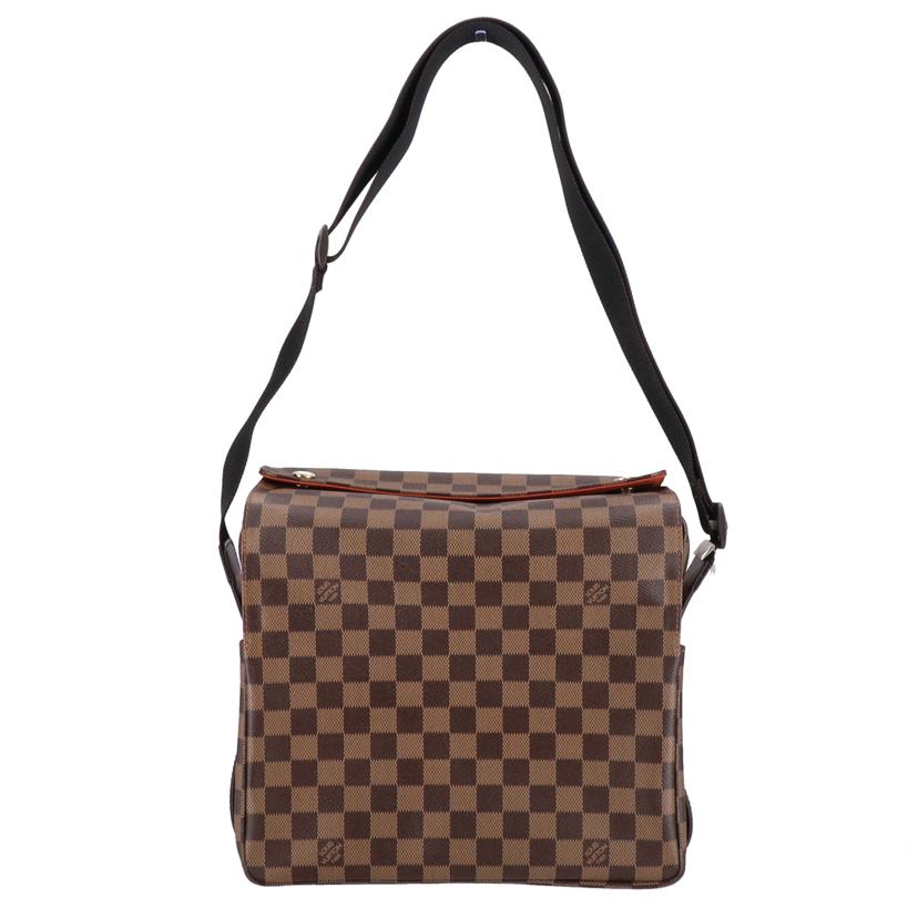 LOUIS VUITTON ルイヴィトン ルイ・ヴィトン ビトン ダミエ・エベヌ 市松模様 ブラウン 茶 ショルダーバッグ ハンドバッグ トートバッグ ブラウン メンズ レディース 定番 人気 LV 斜め掛け 肩がけ/ナヴィグリオ/ダミエ/エベヌ/N45255//SR0***/Aランク/91