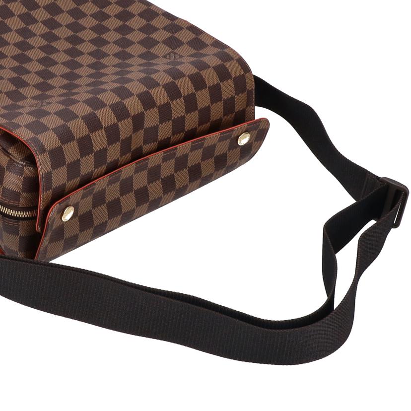 LOUIS VUITTON ルイヴィトン ルイ・ヴィトン ビトン ダミエ・エベヌ 市松模様 ブラウン 茶 ショルダーバッグ ハンドバッグ トートバッグ ブラウン メンズ レディース 定番 人気 LV 斜め掛け 肩がけ/ナヴィグリオ/ダミエ/エベヌ/N45255//SR0***/Aランク/91