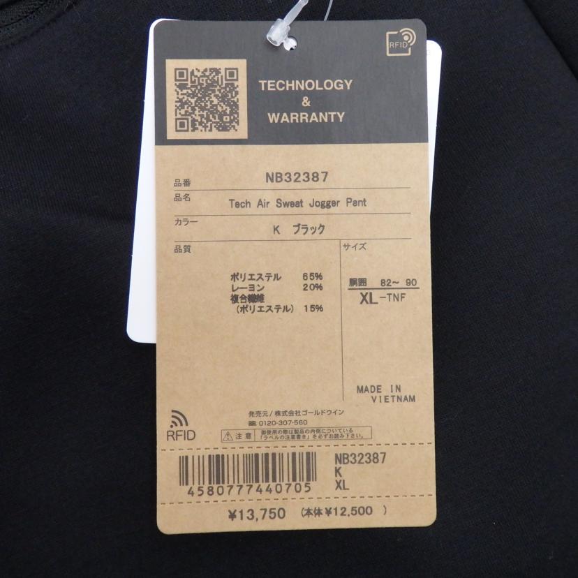 THE NORTHFACE ザ・ノースフェイス/テックエア スウェットジョガーパンツ/NB32387//Sランク/77