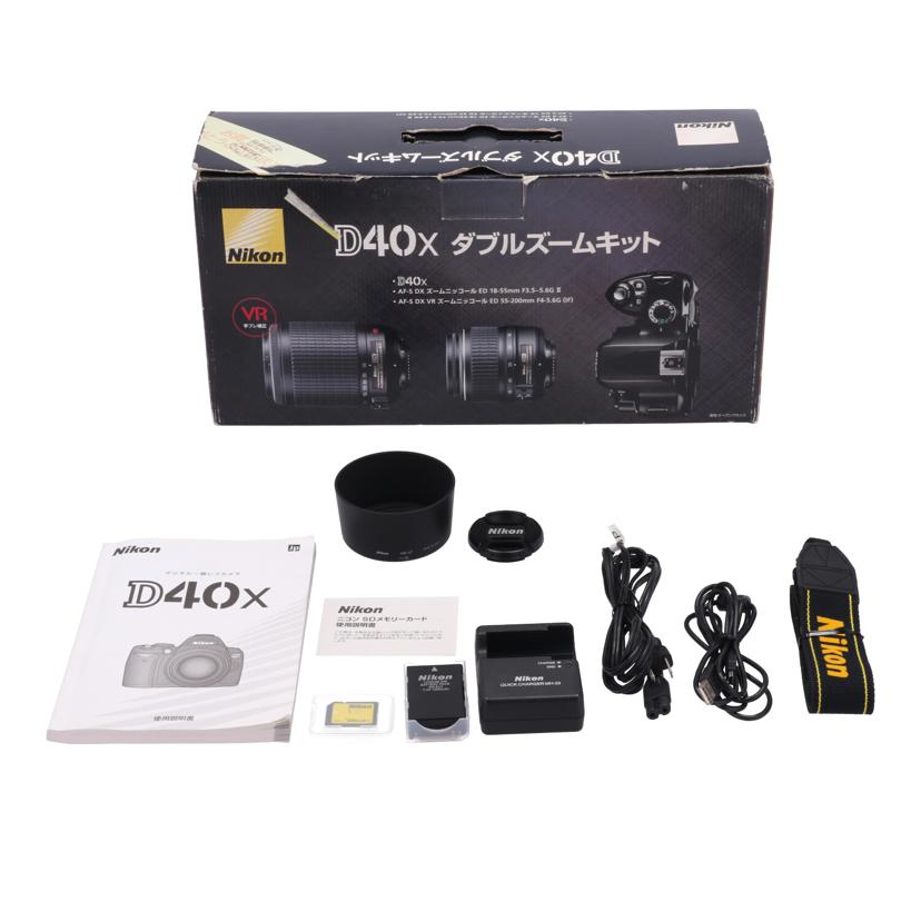 Nikon ニコン/デジタル一眼 ダブルズームキット/D40X ダブルズームキット//2030347/Bランク/09