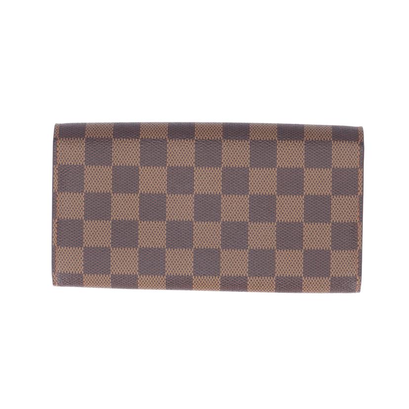 LOUIS VUITTON ルイ・ヴィトン/ポルトフォイユ・サラ/ダミエ・エベヌ/N61734//CA0***/ABランク/19