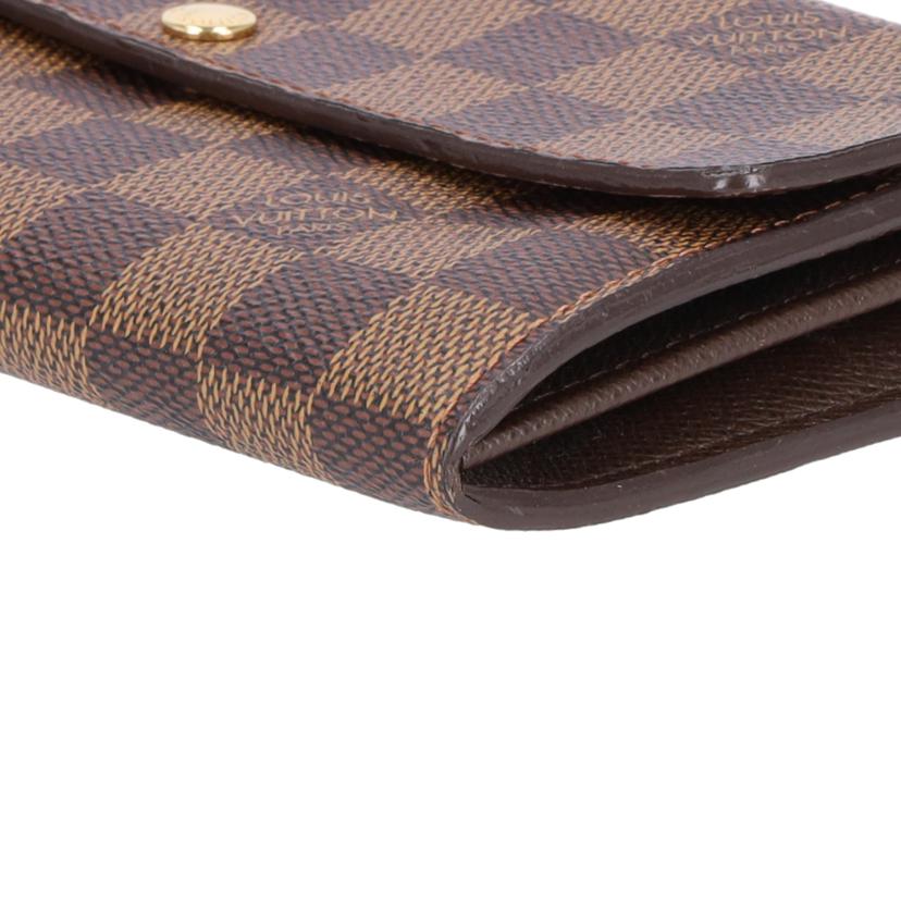 LOUIS VUITTON ルイ・ヴィトン/ポルトフォイユ・サラ/ダミエ・エベヌ/N61734//CA0***/ABランク/19