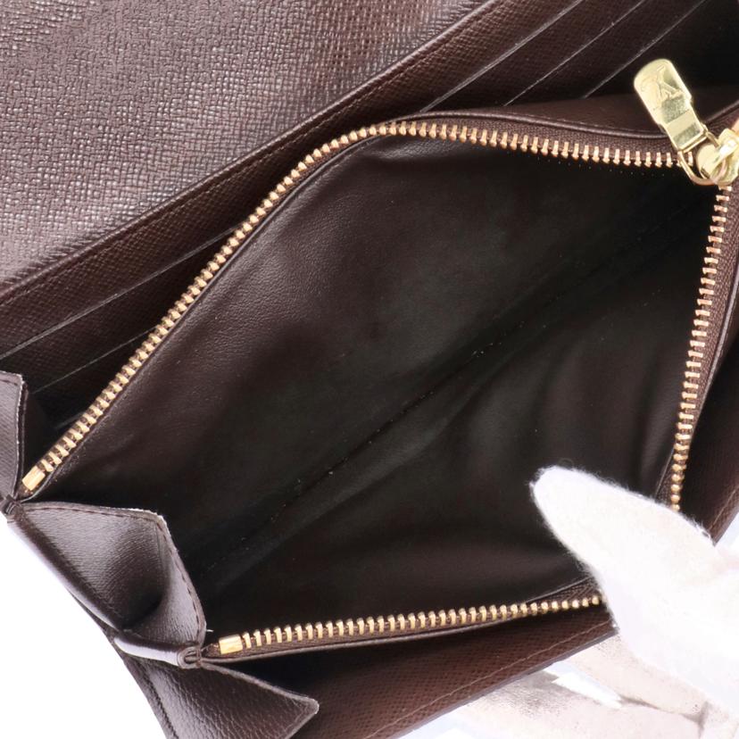 LOUIS VUITTON ルイ・ヴィトン/ポルトフォイユ・サラ/ダミエ・エベヌ/N61734//CA0***/ABランク/19
