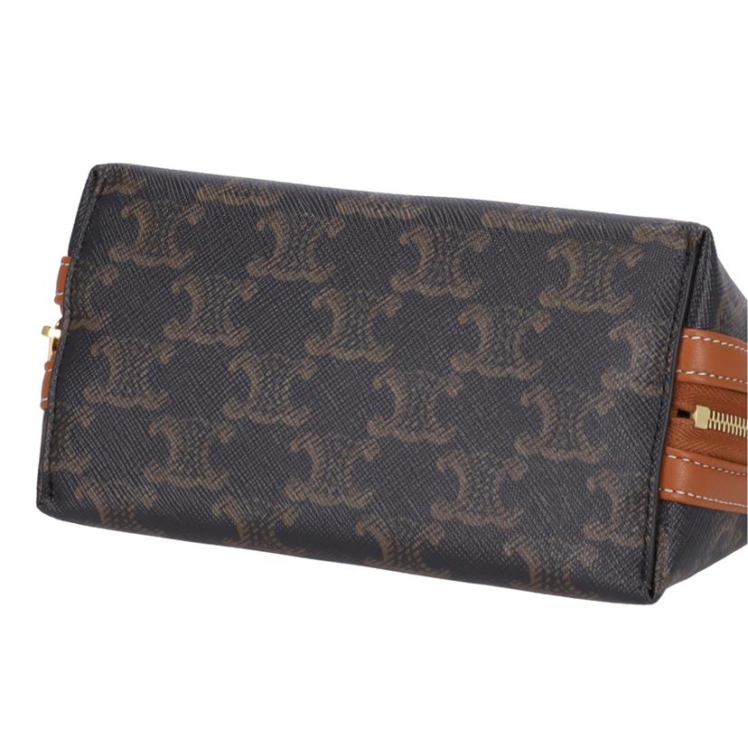 CELINE セリーヌ/チェーン付きクラッチ/トリオンフキャンバス&ラムスキン/10E382CBX//Aランク/94