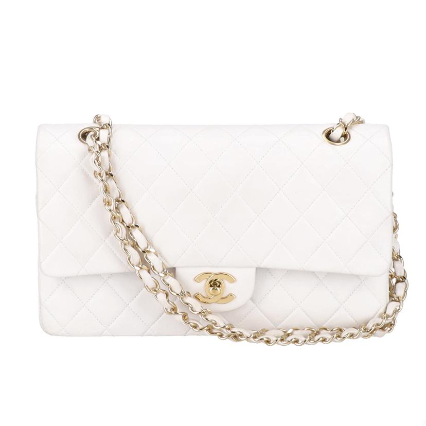 CHANEL シャネル/ラムスキンマトラッセ25Wフラップチェーンショルダー/A01112//629****/ABランク/19
