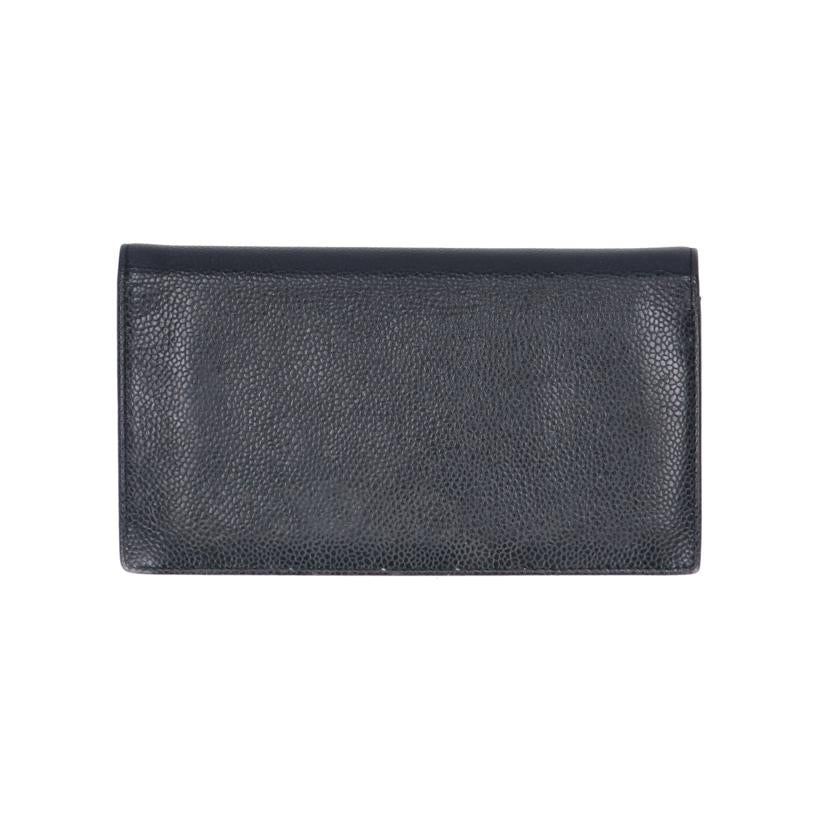 CHANEL シャネル/キャビアスキンココマークロングウォレット/A48651//101*****/ABランク/19