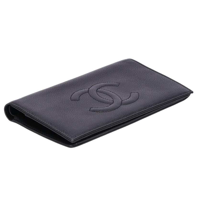 CHANEL シャネル/キャビアスキンココマークロングウォレット/A48651//101*****/ABランク/19