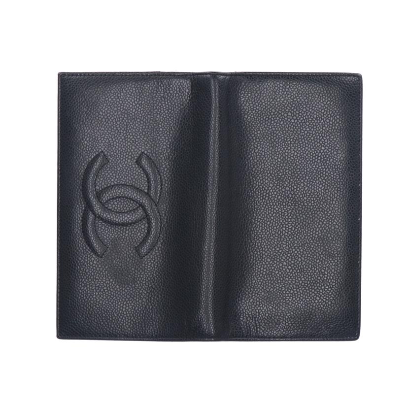 CHANEL シャネル/キャビアスキンココマークロングウォレット/A48651//101*****/ABランク/19