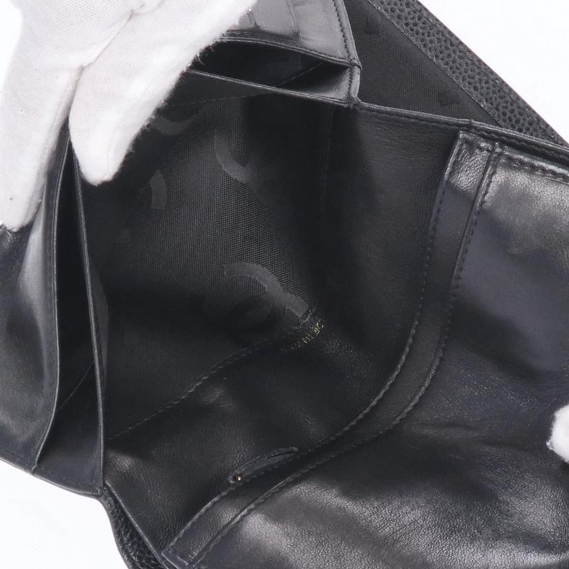 CHANEL シャネル/キャビアスキンココマークロングウォレット/A48651//101*****/ABランク/19