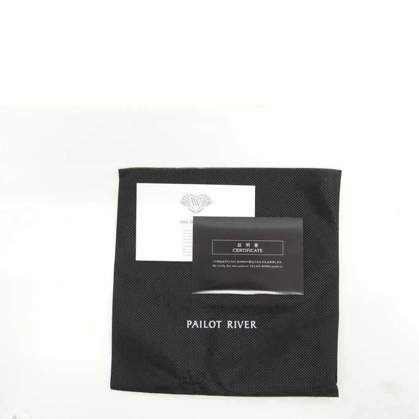 PAILOT RIVER パイロットリバー/二つ折り長財布/サドルレザー/ブラック/PR-IC02//Aランク/04