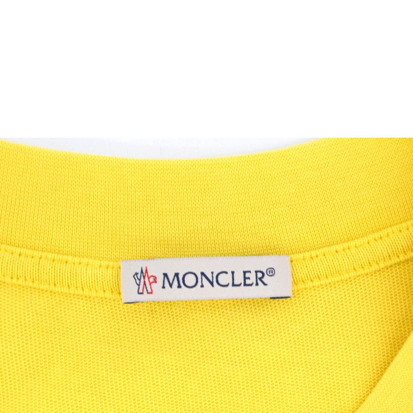 MONCLER モンクレ-ル/ロゴ刺繍Tシャツ(イエロ-)//Aランク/75