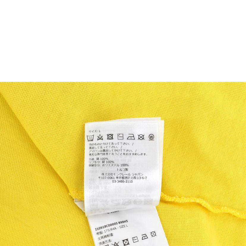 MONCLER モンクレ-ル/ロゴ刺繍Tシャツ(イエロ-)//Aランク/75