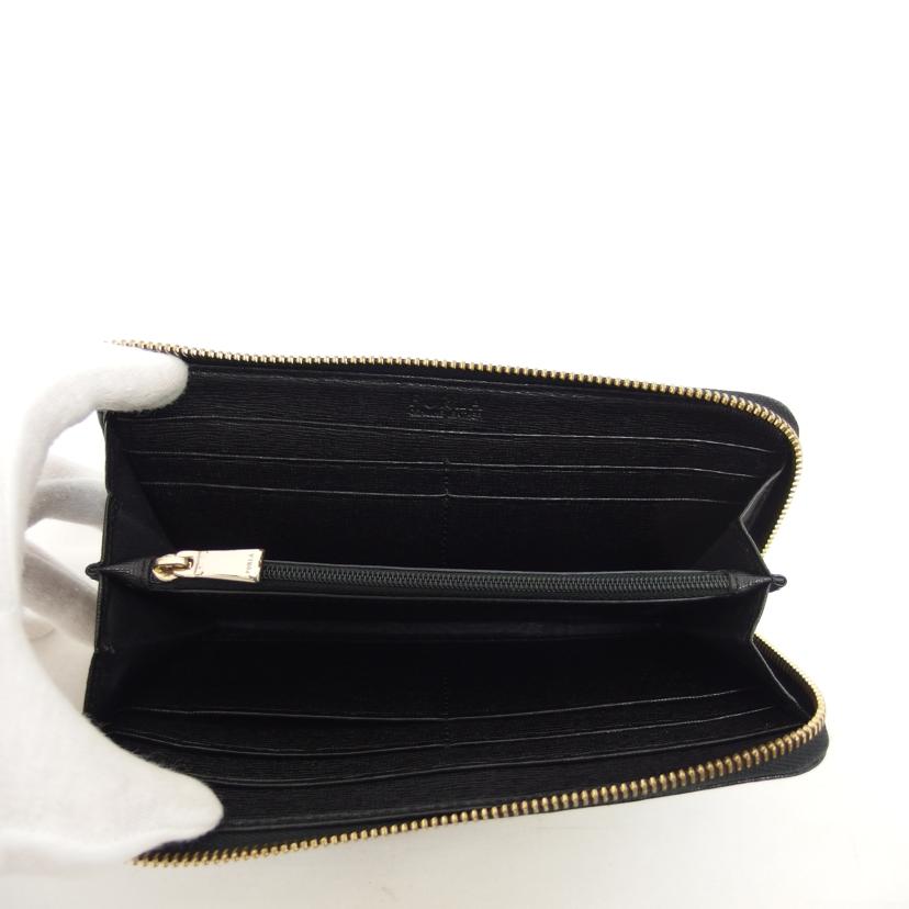 FURLA フルラ/L字ジップ長財布/ブラック//Bランク/04