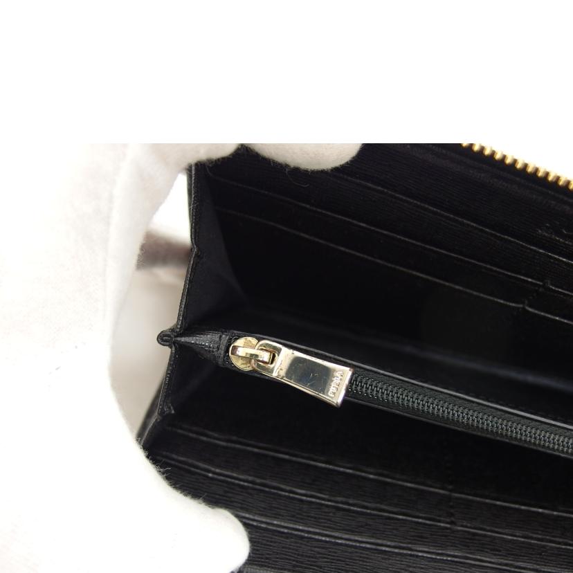 FURLA フルラ/L字ジップ長財布/ブラック//Bランク/04