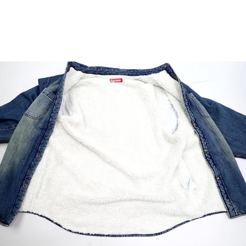 Supreme シュプリーム/★Supremeシアリング ワインド デニム ワークシャツ//サイズ:XL/ABランク/62