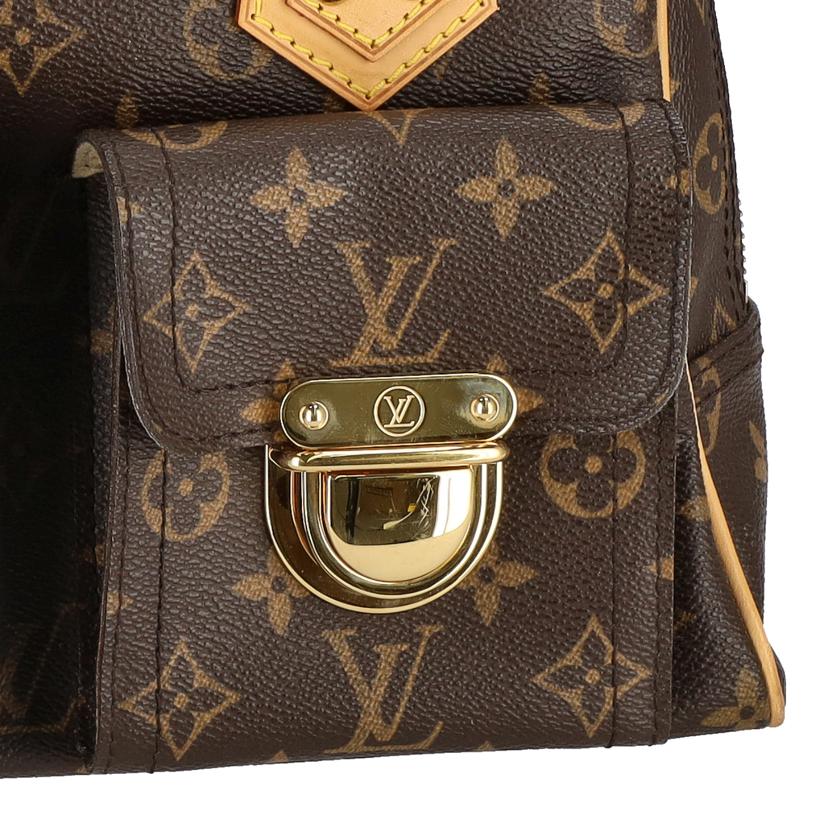 LOUIS VUITTON ルイヴィトン ルイ・ヴィトン ビトン ショルダーバッグ ハンドバッグ トートバッグ ブラウン メンズ レディース 定番 人気 LV 斜め掛け 肩がけ/マンハッタンPM/モノグラム /M40026//VI0***/ABランク/91