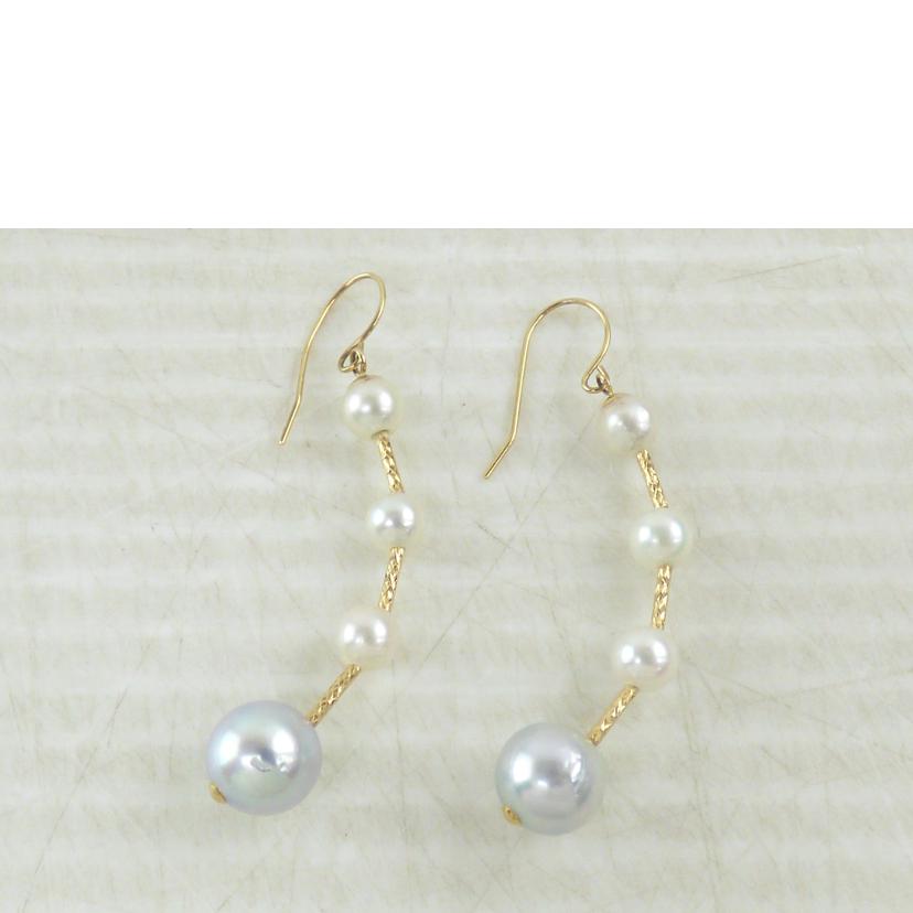 K18パールピアス//ABランク/64